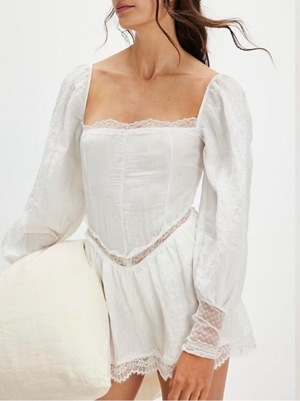 NWOT Free People Pretty Please Babydoll Romper